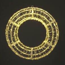 5029936984524 1 Acrylic Christmas Wreath With 480 Warm White LEDs 58cm.jpg